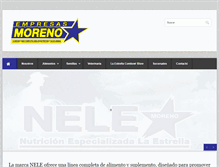 Tablet Screenshot of empresasmoreno.com